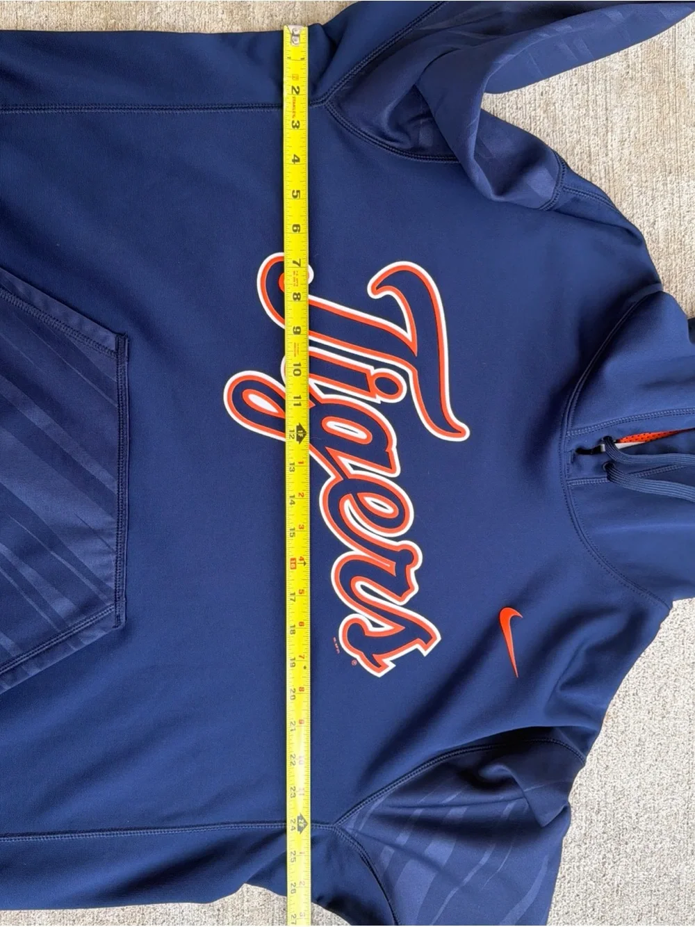 Nike Men’s Detroit Tigers Therma Fit Hoodie Logo Size XL